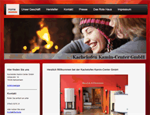 Tablet Screenshot of kachelofen-center.de